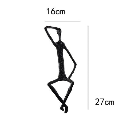 Unique Contemporary Sculpture Metal Decor Statues