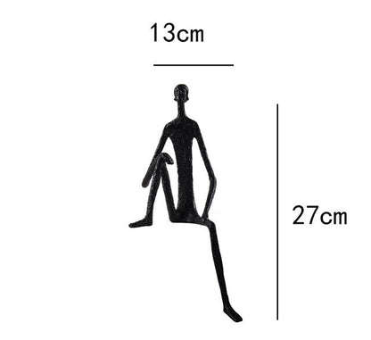 Unique Contemporary Sculpture Metal Decor Statues