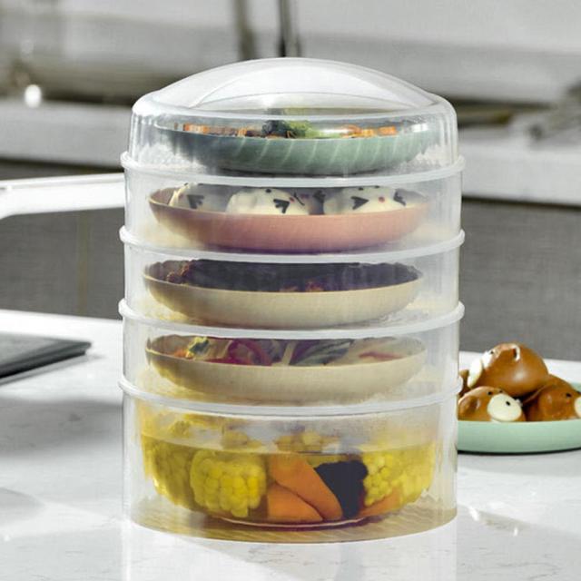 Clear 5-Level Kitchen Storage Bin