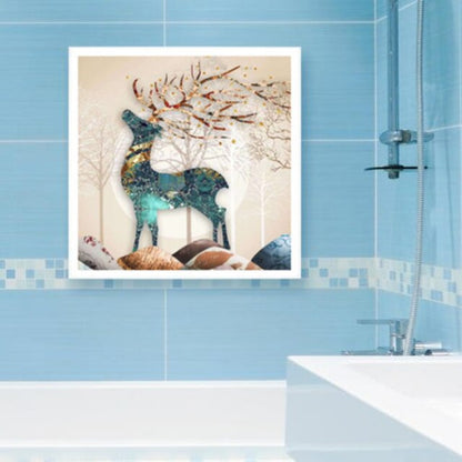 Space-saving Shower Storage Bathroom Shelf Unit