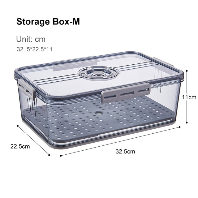 Clear Fridge Large Storage Container Box