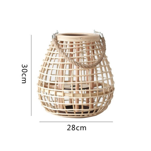 Traditional Asian Floor Candle Lanterns