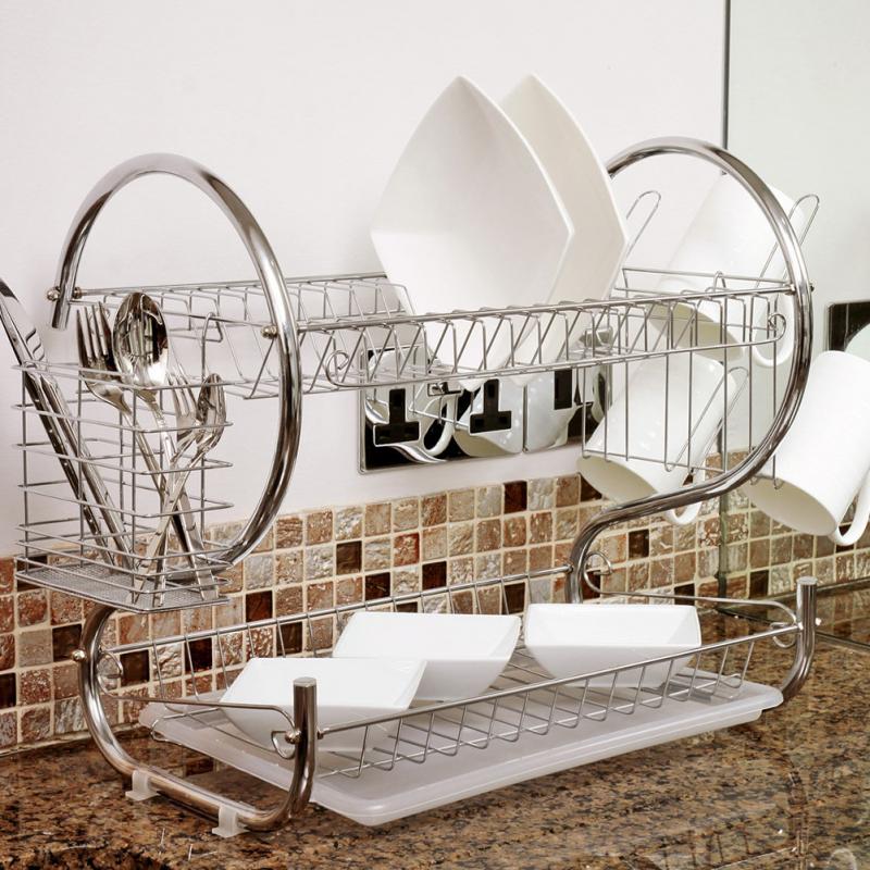 Space Saving Metal Kitchen Utensil Holder - Pexav