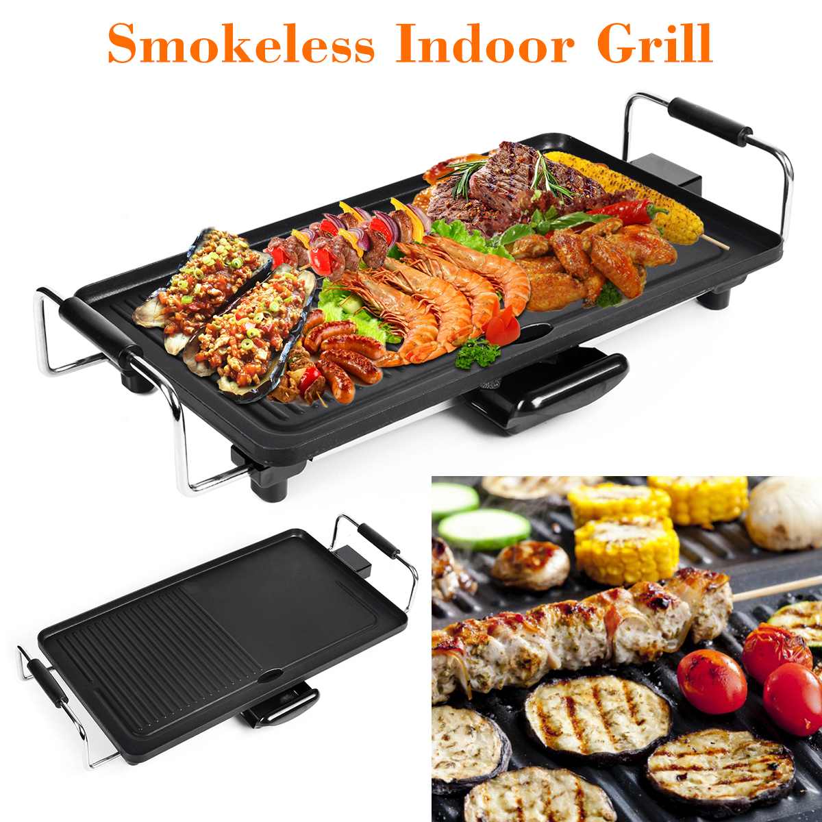 Easy Clean Indoor Electric BBQ Grill - Pexav