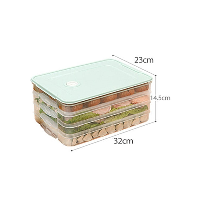 Stackable Plastic Kitchen Storage Box