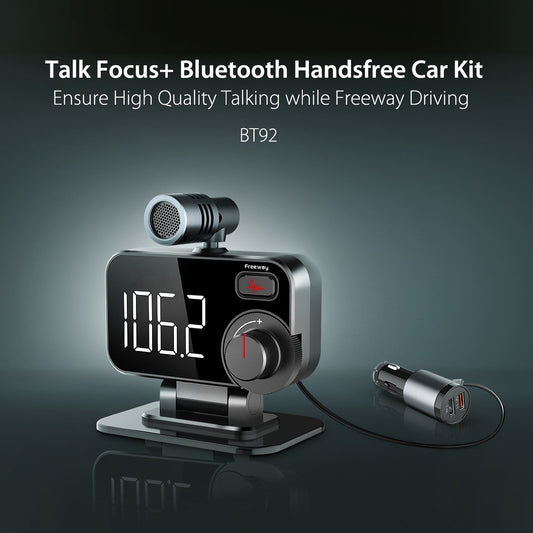 Wireless Car Bluetooth FM Audio Adapter Kit - Pexav