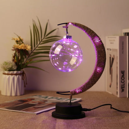 Unique Metal Moon LED Table Lamp