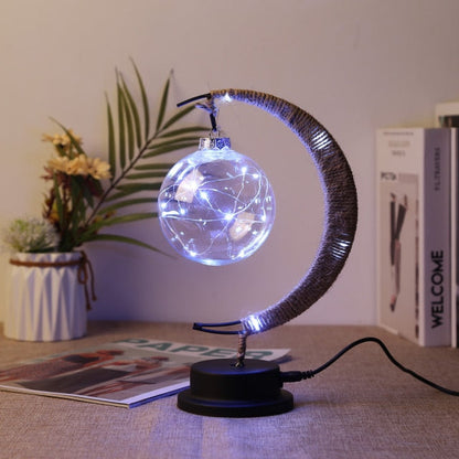 Unique Metal Moon LED Table Lamp