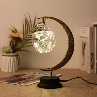 Unique Metal Moon LED Table Lamp