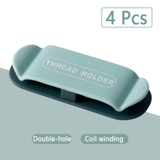 4pcs Colorful Adhesive Cable Management Clips