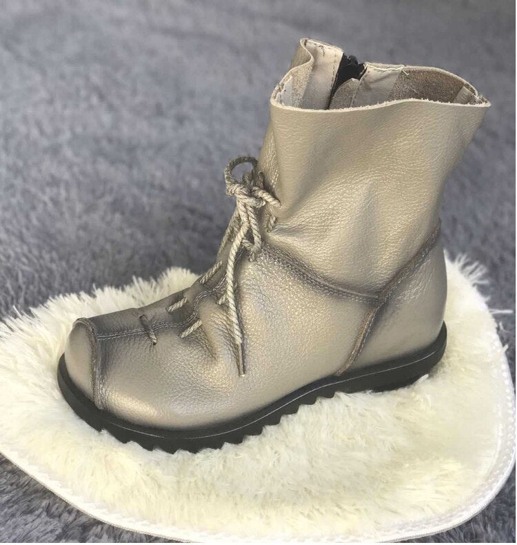 Classic Style Snow Ankle Boots for Women - Pexav