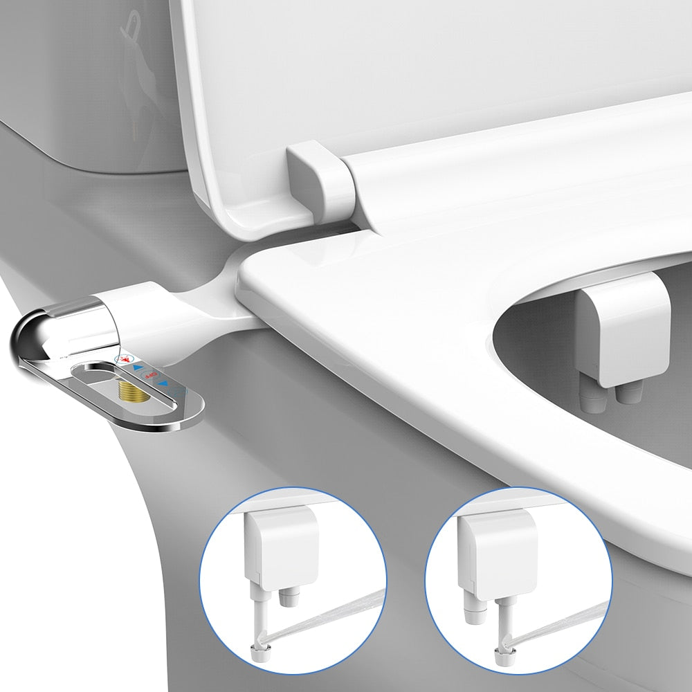 Compact Adjustable Hygiene Bidet Attachment - Pexav