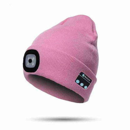 Wireless Music Beanie Hat with LED Light