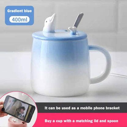 Fun Cat Design Coffee Mug Set