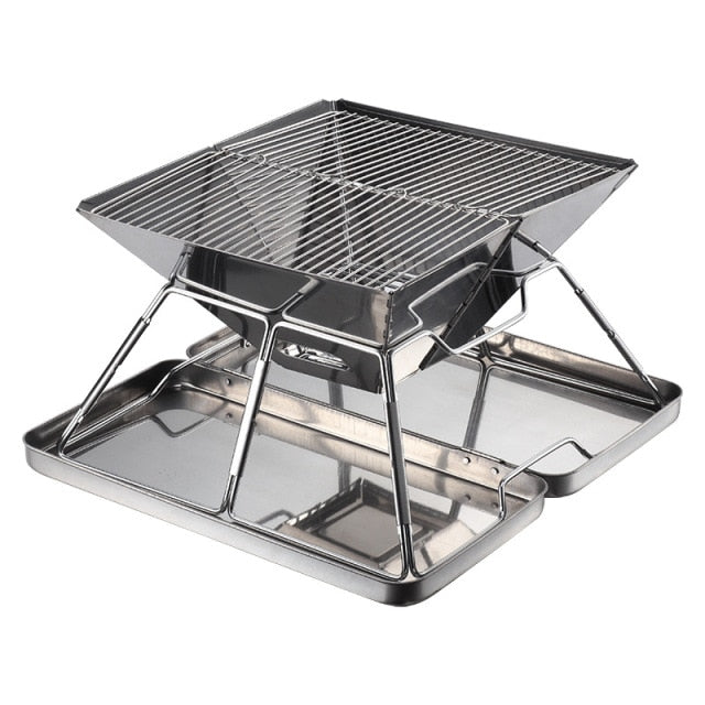 Compact Lightweight Outdoor BBQ Grill