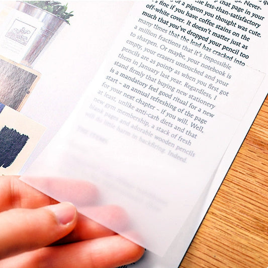 Clear Adhesive Waterproof Sticky Notes - Pexav