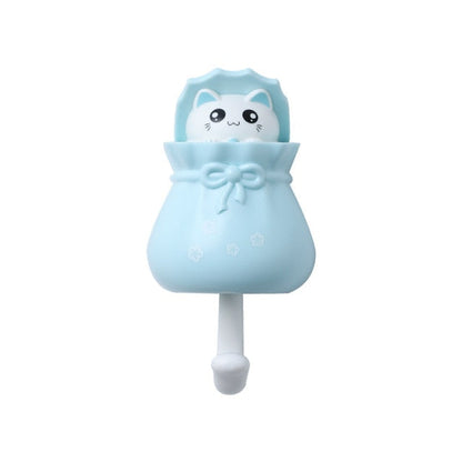 Adorable Kitty Wall Hook Organizer