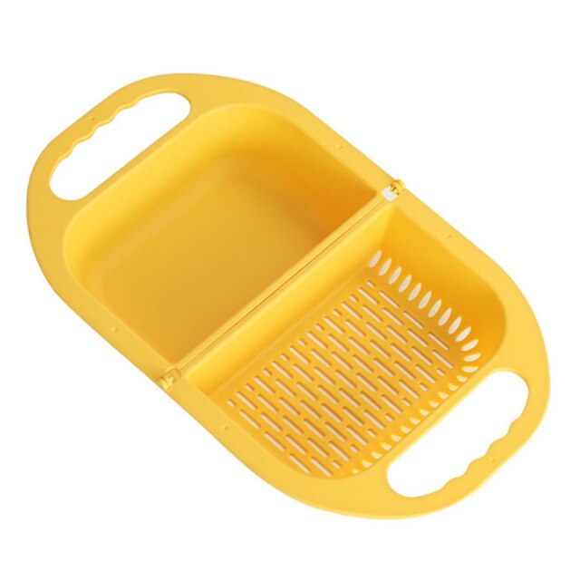 Portable Foldable Kitchen Sink Strainer Basket