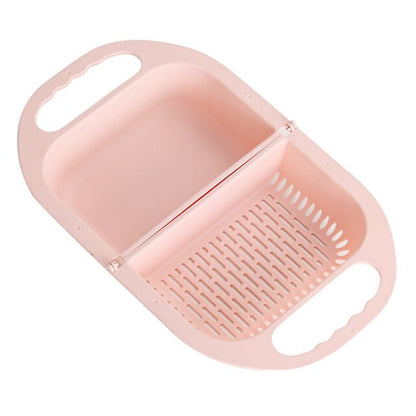 Portable Foldable Kitchen Sink Strainer Basket