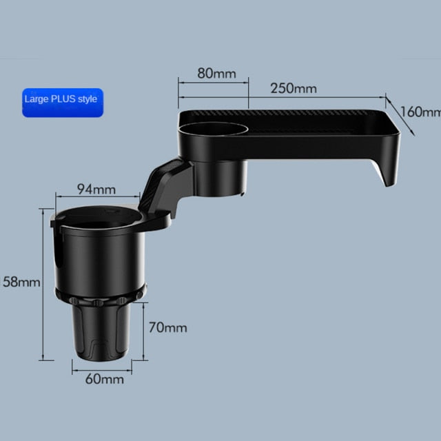 Universal Car Cup Holder Expander Tray