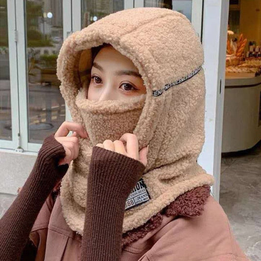 Cold Weather Fleece Face Mask Hat - Pexav