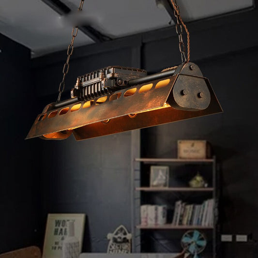 Rustic Metal Hanging Pendant Lamp - Pexav