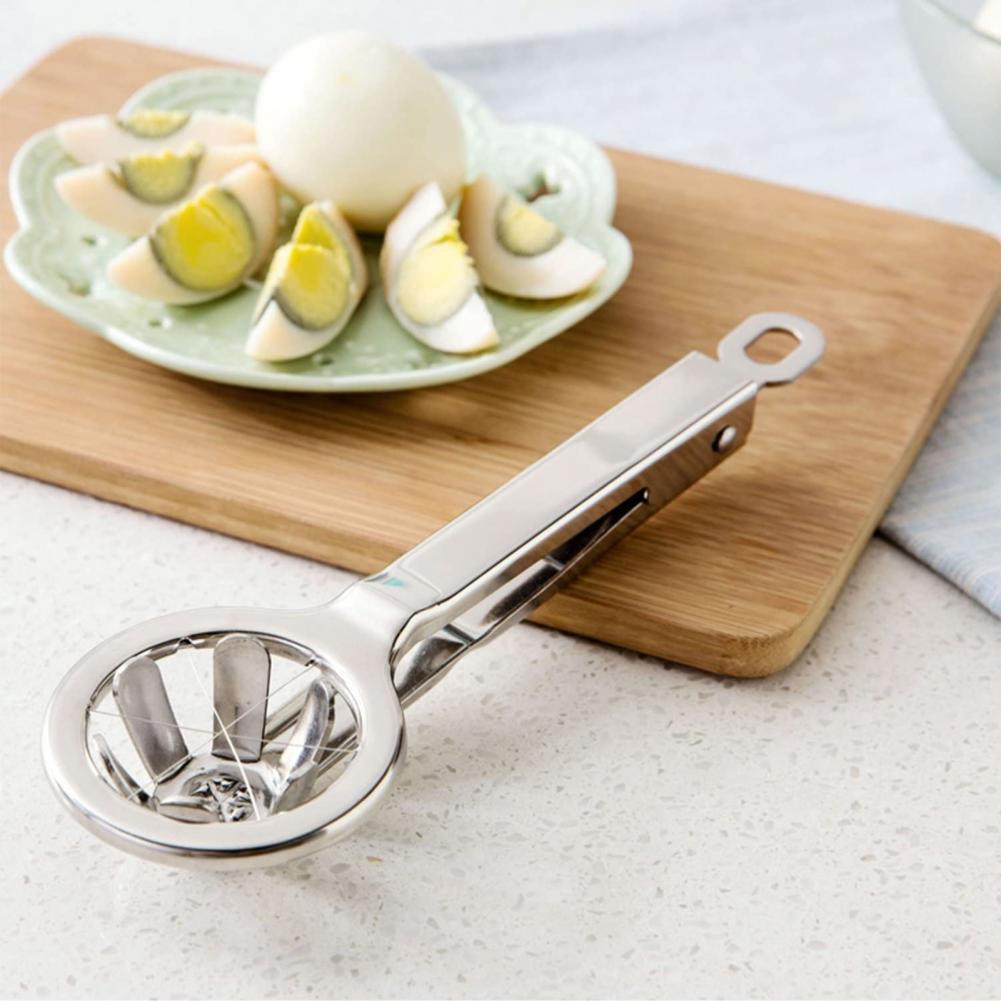 Easy Use Stainless Egg Cutter Kitchen Tool - Pexav