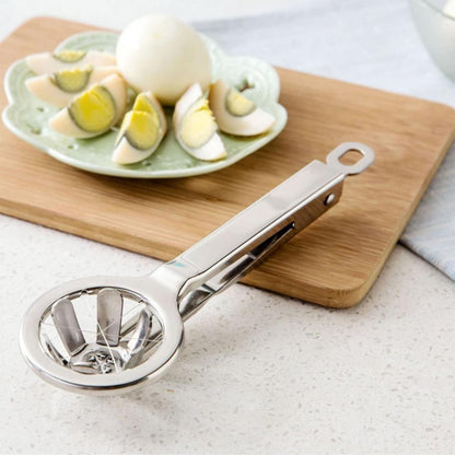 Easy Use Stainless Egg Cutter Kitchen Tool - Pexav