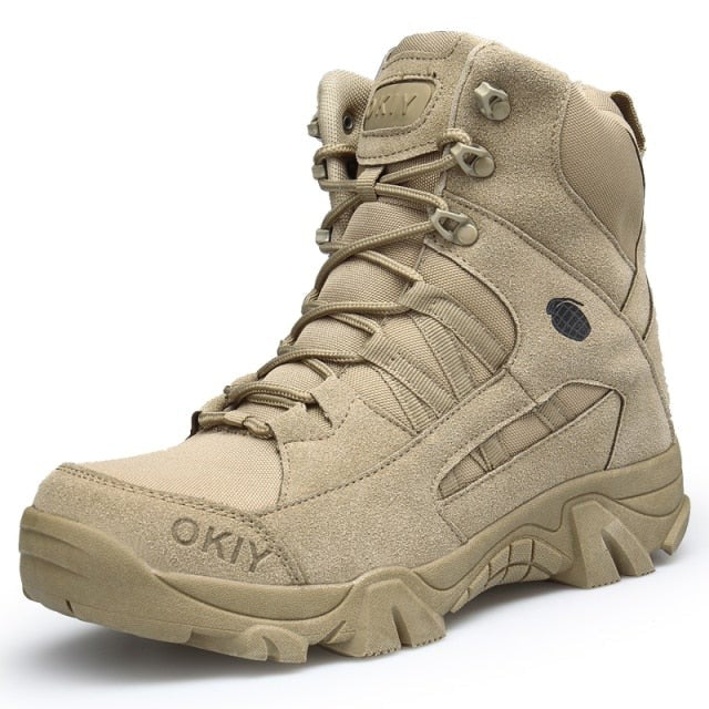 Tough Waterproof Hiking Combat Boots