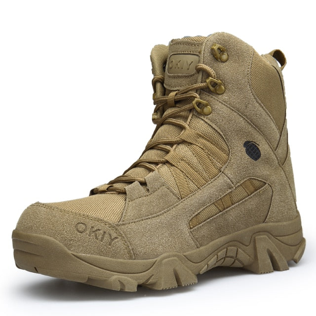 Tough Waterproof Hiking Combat Boots