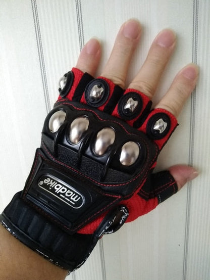 Rugged Bike Protective Riding Gloves