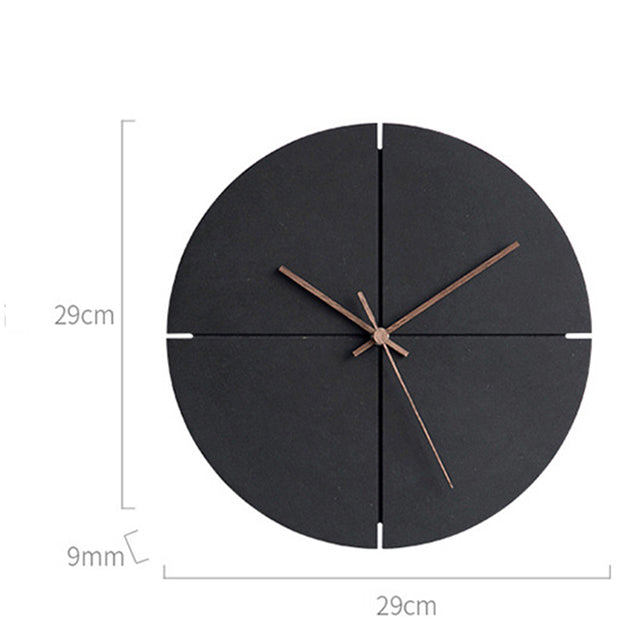 Simple Rustic Wood Wall Clock