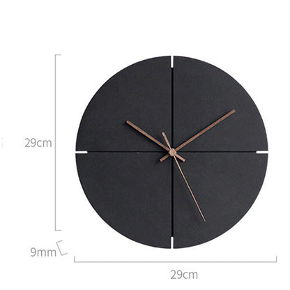 Simple Rustic Wood Wall Clock