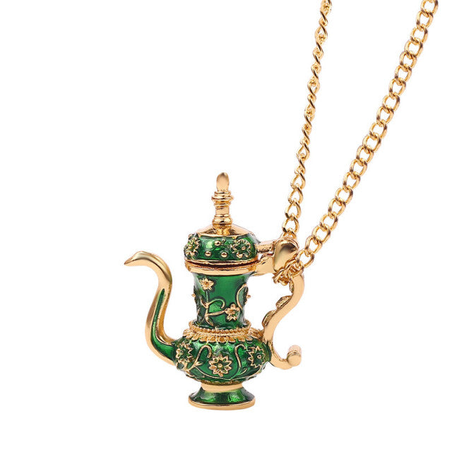 Unique Tea Cup Pendant Necklace