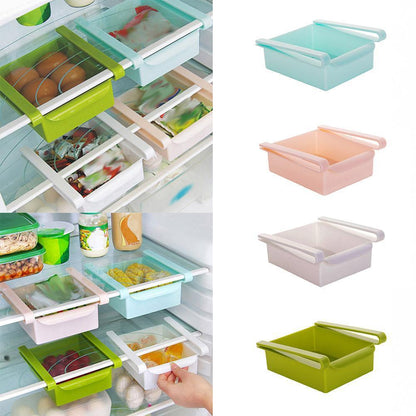 Space Saving Kitchen Fridge Storage Shelf Organizer - Pexav
