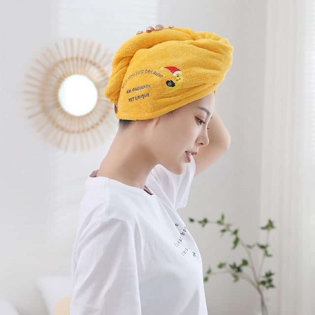 Fast Absorbent Women's Hair Dry Towel