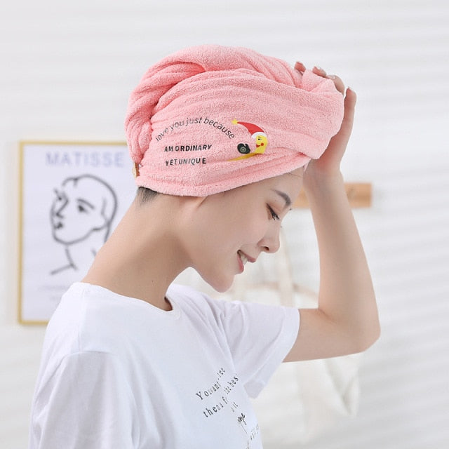 Fast Absorbent Women's Hair Dry Towel