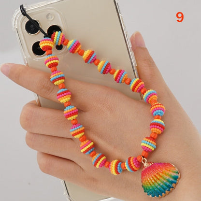 Vibrant Beach Phone Case Lanyard