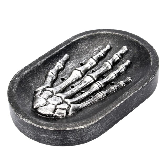 Dark Skull Bathroom Soap Dish