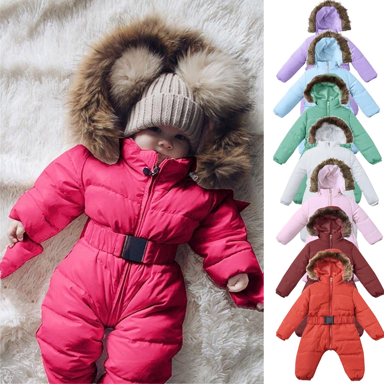 Cozy Baby Winter Hoodie Coat - Pexav