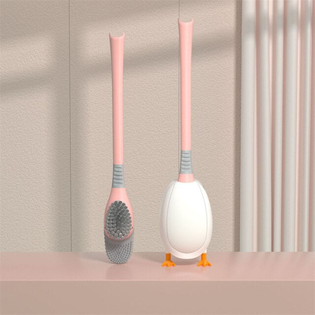 Flexible Rubber Duck Bath Cleaning Brush