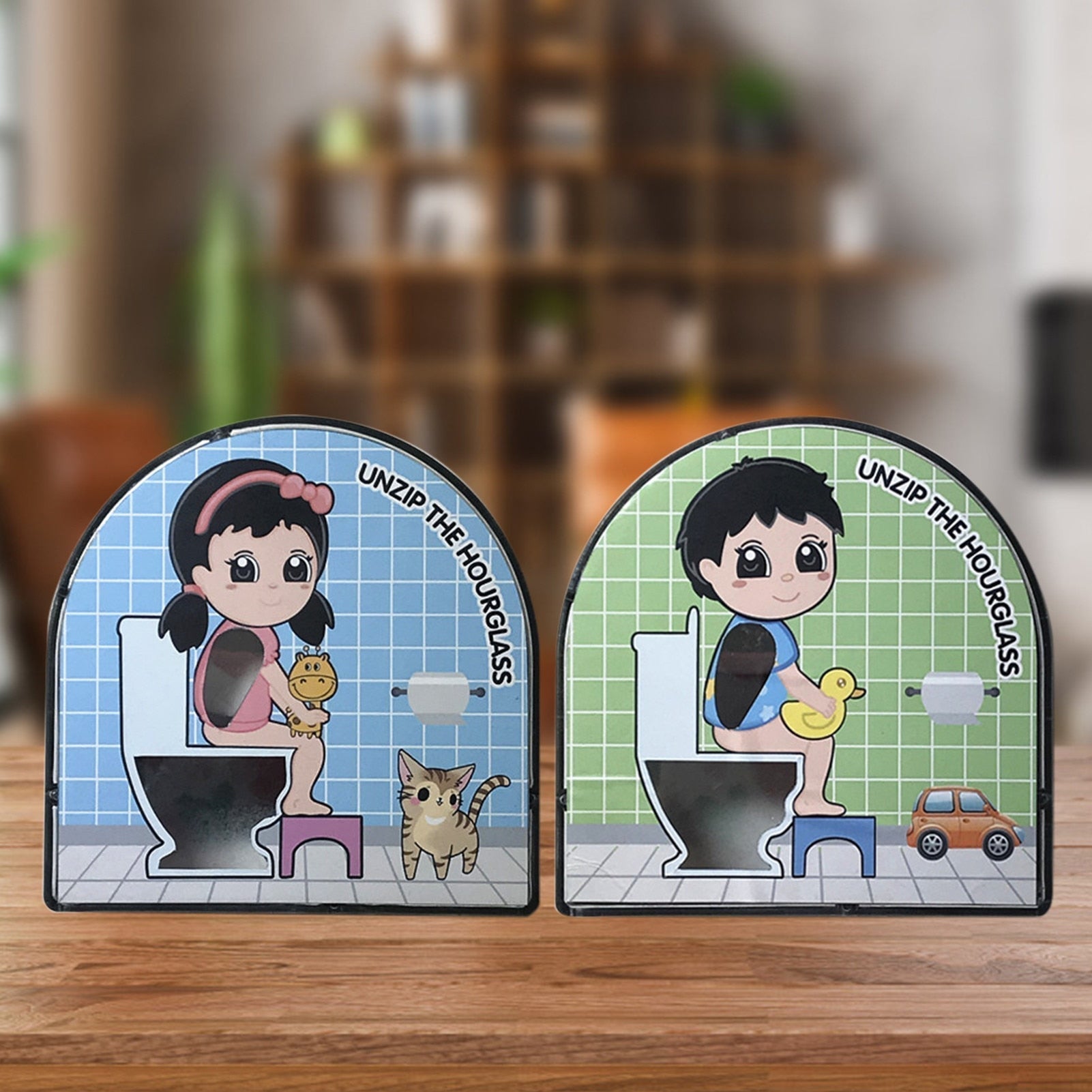 Humorous Bathroom Countdown Timer - Pexav