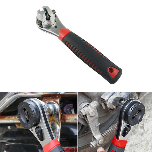 Versatile Easy Grip Ratchet Wrench Set - Pexav