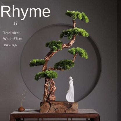 Asian Inspired Wooden Decorative Wall Art