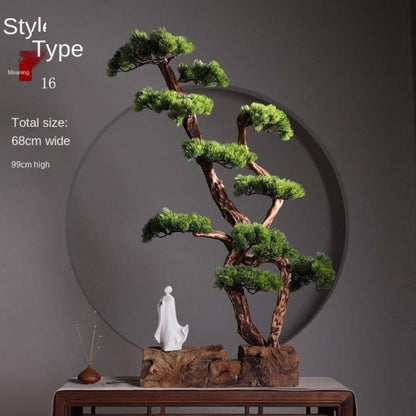 Asian Inspired Wooden Decorative Wall Art