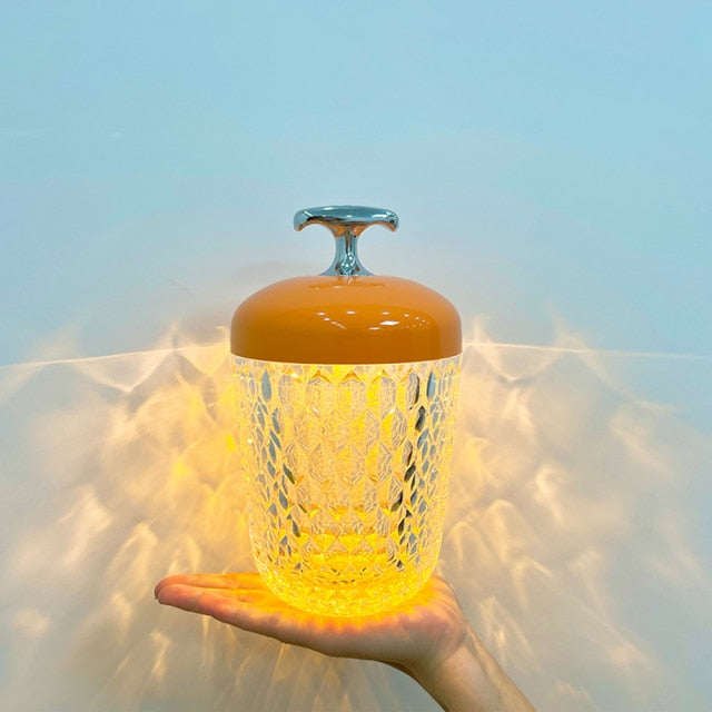 Luxurious Sparkling Glass Table Lamp