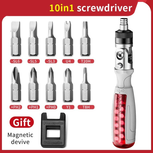 Versatile Adjustable Screwdriver Kit Set