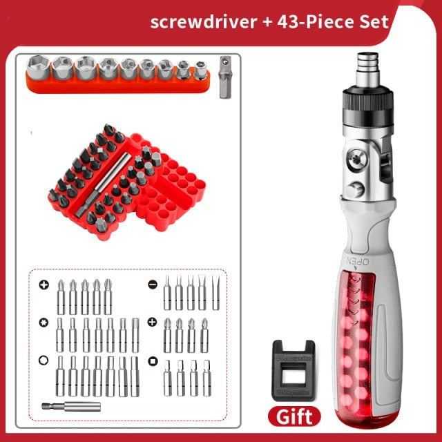 Versatile Adjustable Screwdriver Kit Set