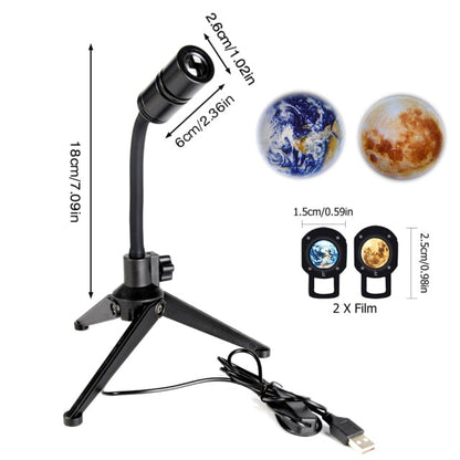 Compact Portable Globe LED Projector Lamp