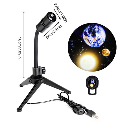 Compact Portable Globe LED Projector Lamp